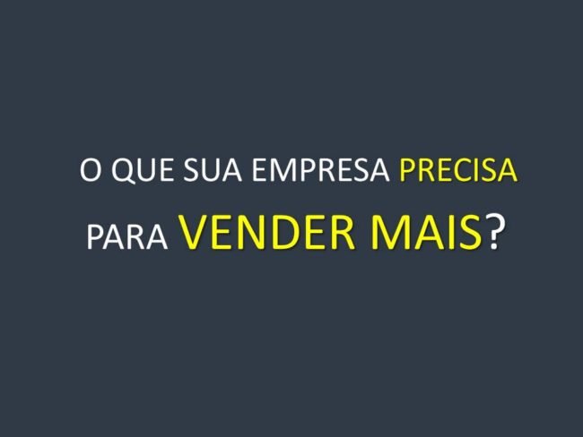 VENDER MAIS VENDER MAIS
