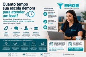 tempo de atendimento de leads